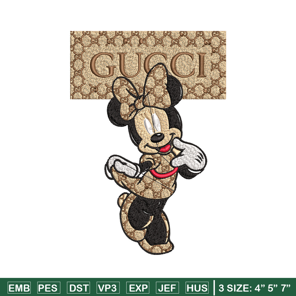 Gucci Minnie Embroidery design, Gucci Minnie Embroidery, Disney design, Embroidery File, cartoon shirt, Digital download.jpg