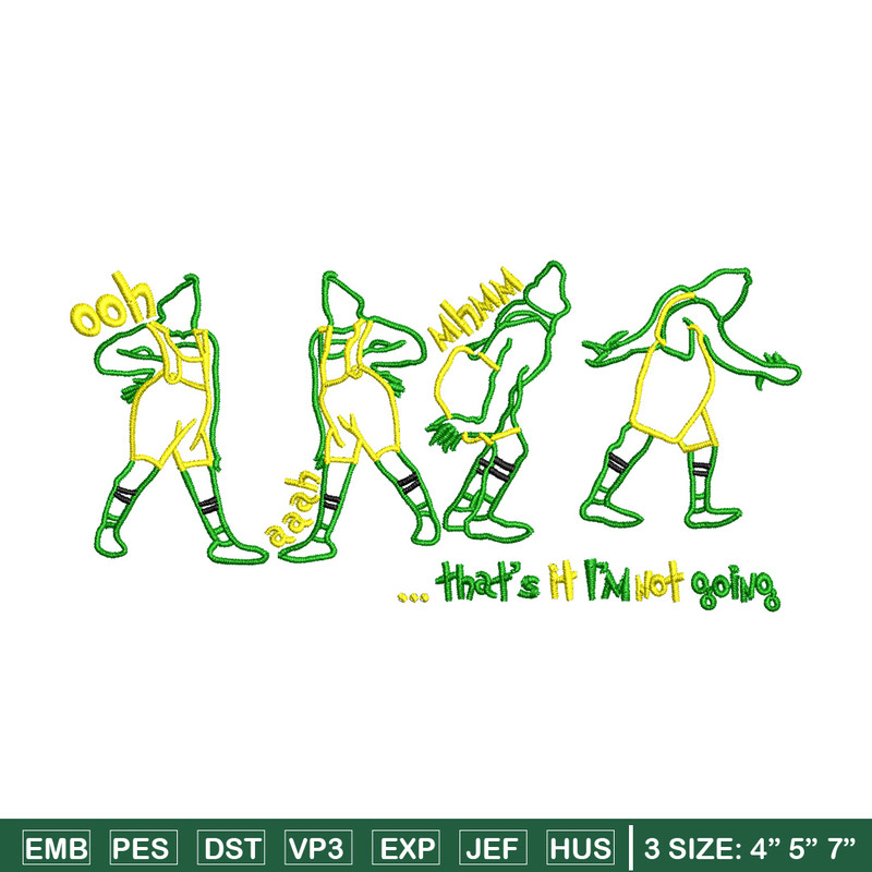 IM not going embroidery design, Grinch embroidery, Chrismas design,Embroidery shirt, Embroidery file, Digital download.jpg