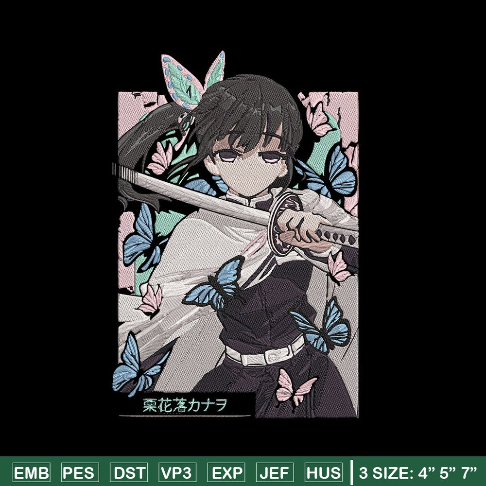 Kanao poster Embroidery Design, Demon slayer Embroidery, Embroidery File, Anime Embroidery, Digital download..jpg