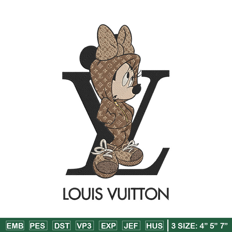 LV x mickey Embroidery Design, Mickey Embroidery, Embroidery File, LV Embroidery, Anime shirt, Digital download.jpg