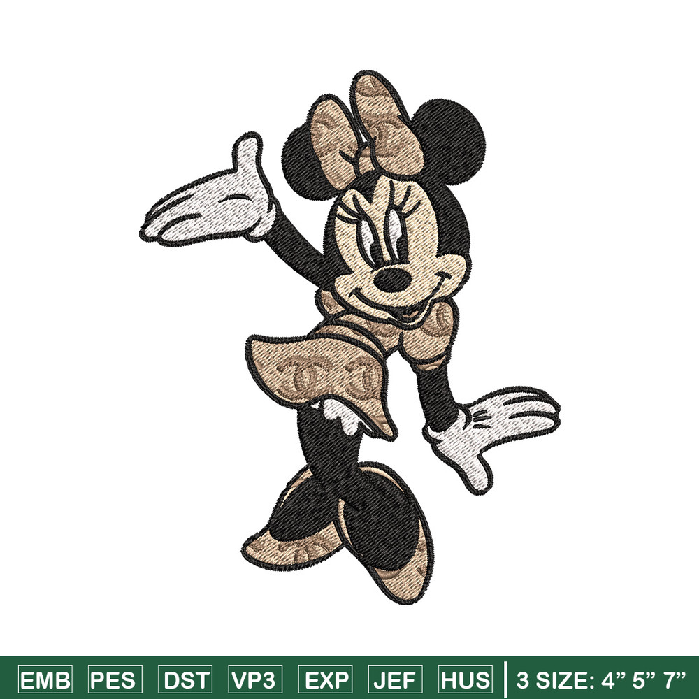 Minnie funny Embroidery Design, Gucci Embroidery, Brand Embroidery, Embroidery File, Logo shirt, Digital download.jpg
