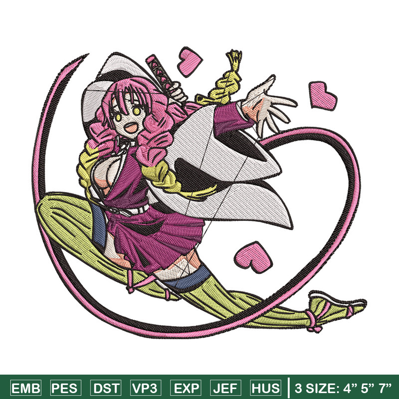 Mitsuri love Embroidery Design, Demon slayer Embroidery, Embroidery File, Anime Embroidery,Anime shirt, Digital download.jpg