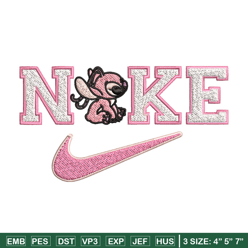 Nike pink stitch Embroidery Design, Stitch Embroidery, Nike Embroidery, Embroidery File, Logo shirt, Digital download.jpg
