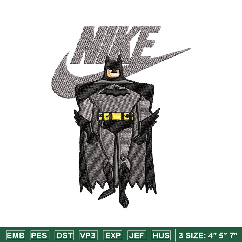 Nike Swoosh Batman Embroidery design, Batman cartoon Embroidery, Nike design, Embroidery file, Instant download..jpg