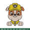 Rubble dog Embroidery Design, Paw patrol Embroidery, Embroidery File, Anime Embroidery, Anime shirt, Digital download..jpg
