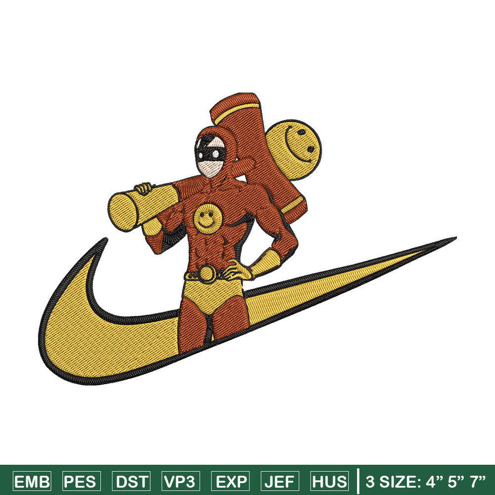 Smile Man Embroidery Design, One punch man Embroidery, Embroidery File, Nike Embroidery, Anime shirt,Digital download.jpg