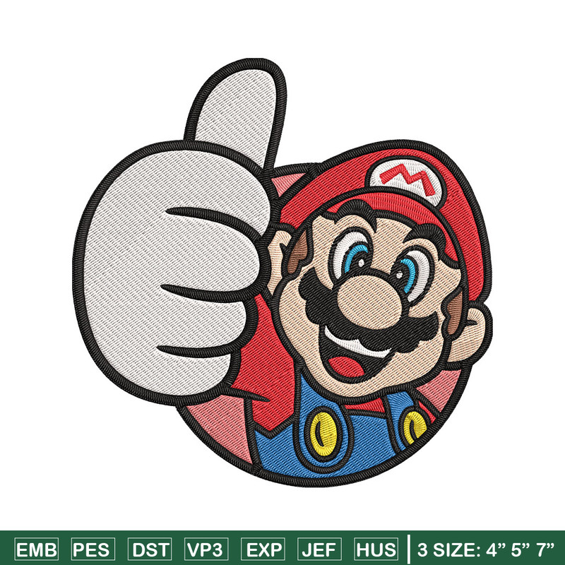 Super Mario Bros Embroidery Design, Mario Embroidery, Embroidery File, logo shirt, Embroidery design, Digital download..jpg