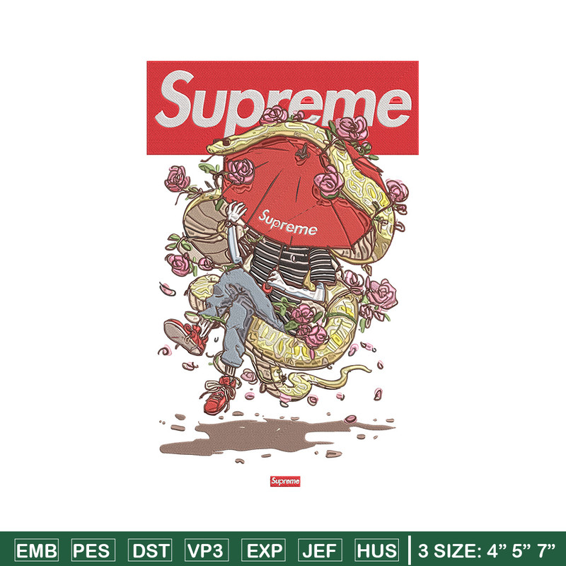 Supreme poster Embroidery Design, Supreme Embroidery, Embroidery File, Anime Embroidery, Anime shirt, Digital download.jpg