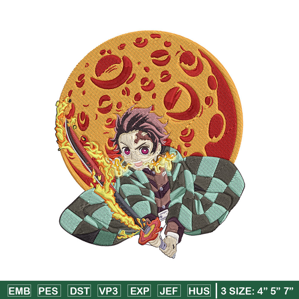 Tanjiro fire Embroidery Design, Demon slayer Embroidery,Embroidery File,Anime Embroidery, Anime shirt,Digital download.jpg