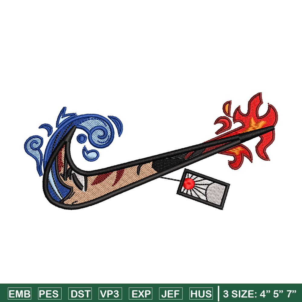 Tanjiro nike embroidery design, Kimetsu no Yaiba embroidery, nike design, anime shirt, digital download.jpg