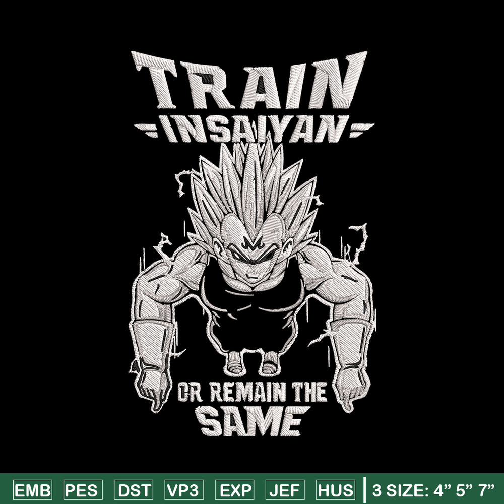 Train in saiyan Embroidery Design, Dragonball Embroidery,Embroidery File, Anime Embroidery, Anime shirt,Digital download.jpg