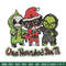 Una Navidad Sin Ti Grinch Embroidery design, Grinch christmas Embroidery, logo design, Embroidery File, Instant download.jpg