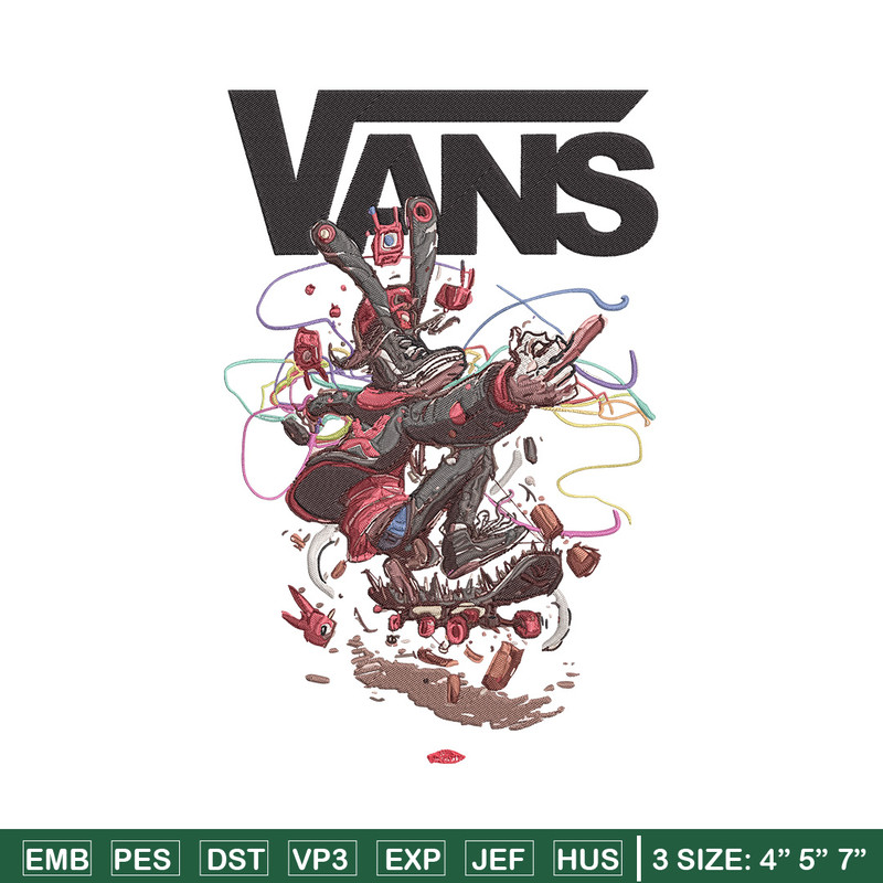 Vans logo Embroidery Design, Vans Embroidery, Embroidery File, Anime Embroidery, Anime shirt, Digital download.jpg
