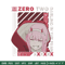 Zero two Embroidery Design, Darling in the fran Embroidery,Embroidery File,Anime Embroidery,Anime shirt,Digital download.jpg