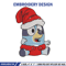 Bluey baby Embroidery Design, Bluey Embroidery, Embroidery File, Chrismas Embroidery,Anime shirt, Digital download..jpg