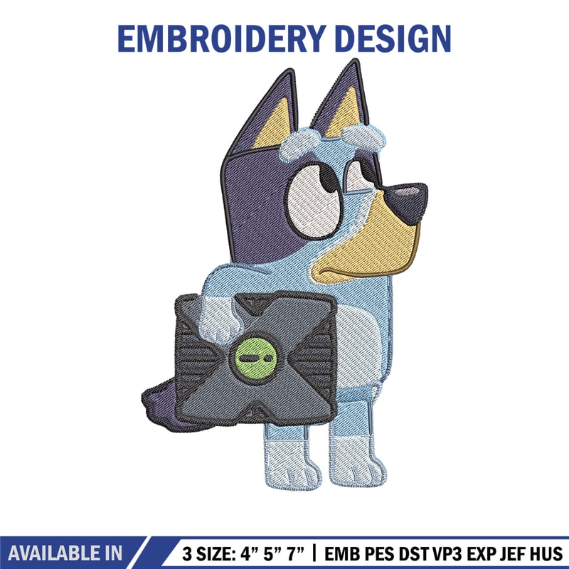 Bluey cartoon Embroidery, Bluey Embroidery, Embroidery File, cartoon design, cartoon shirt, Digital download..jpg
