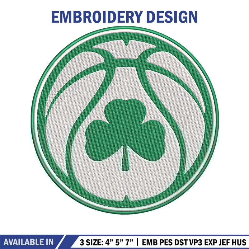 Boston Celtics logo embroidery design, NBA embroidery,Sport embroidery, Logo sport embroidery, Embroidery design.jpg