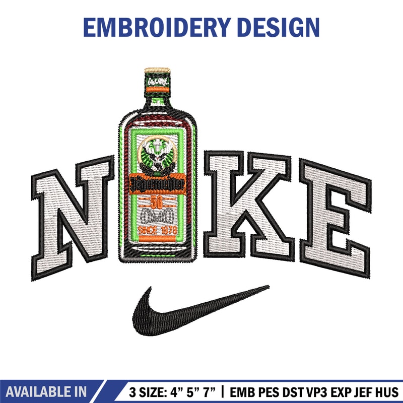 Bottle x nike embroidery design, Nike embroidery, Embroidery file, Embroidery shirt, Nike design, Digital download.jpg