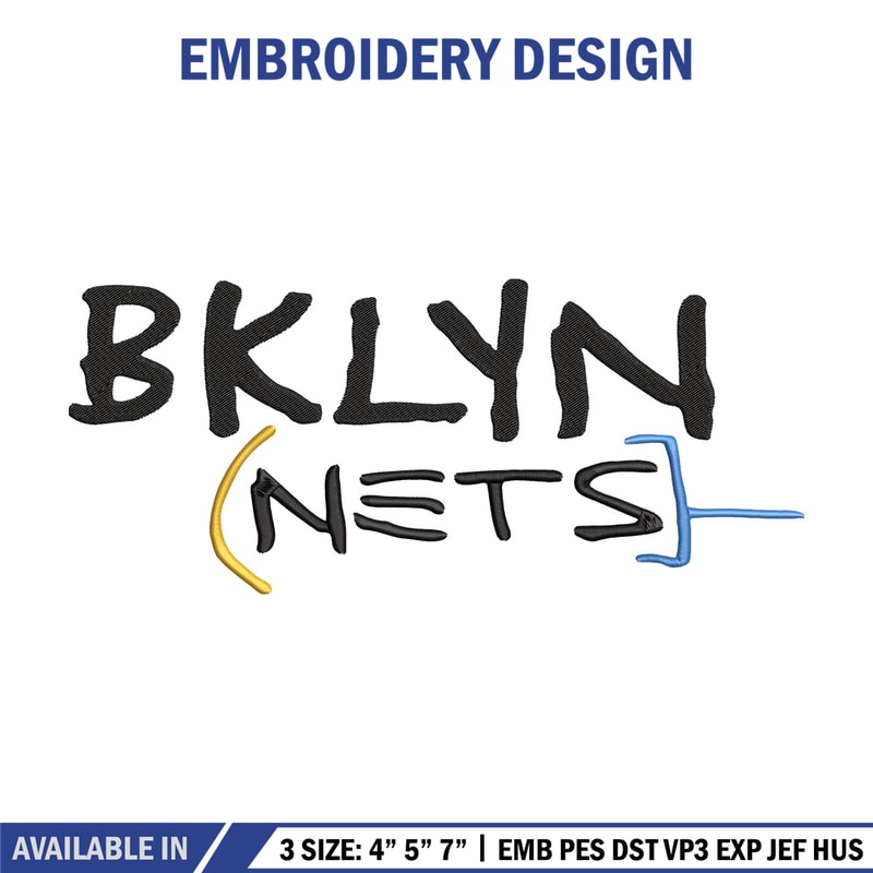 Brooklyn Nets logo embroidery design, NBA embroidery,Sport embroidery, Logo sport embroidery, Embroidery design..jpg