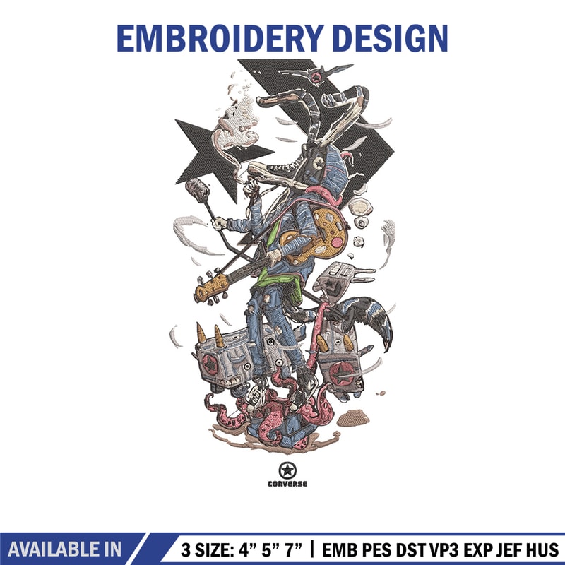 Converse logo Embroidery Design, Converse Embroidery, Embroidery File, Anime Embroidery, Anime shirt, Digital download.jpg