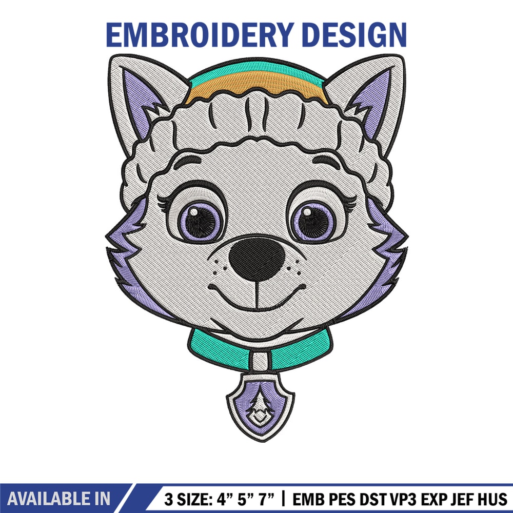 Everest Dog Embroidery Design, Paw Patrol Embroidery, Embroidery File,Anime Embroidery, Anime shirt,Digital download.jpg