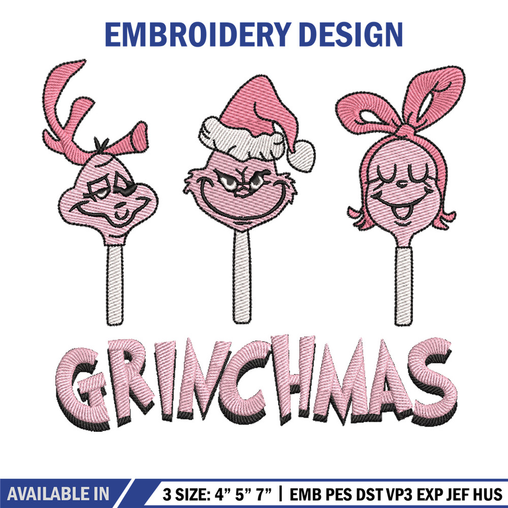 Grinchmas embroidery design, Grinch embroidery, Chrismas design, Embroidery shirt, Embroidery file, Digital download.jpg