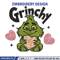 Grinchy cute Embroidery Design, Grinch Embroidery, Embroidery File, Chrismas Embroidery, Anime shirt,Digital download.jpg