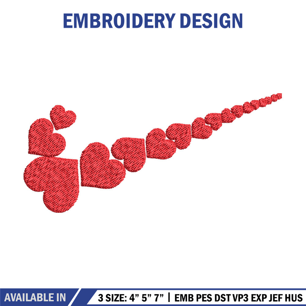 Heart nike logo Embroidery Design, Nike Embroidery, Brand Embroidery, Embroidery File, Logo shirt, Digital download.jpg
