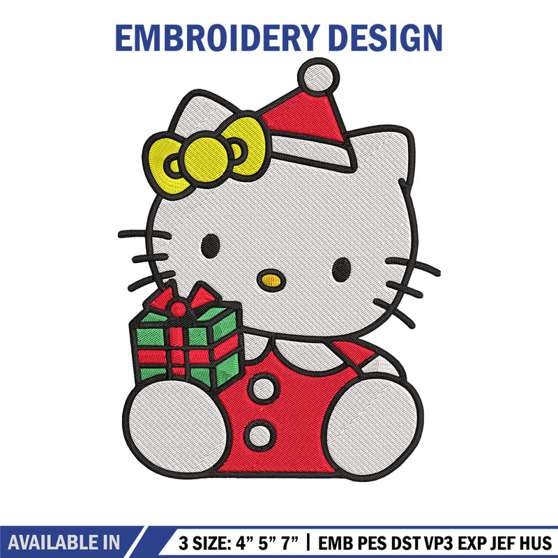 Hello kitty chrismas Embroidery Design,Kitty Embroidery,Embroidery File, Anime Embroidery, Anime shirt, Digital download.jpg