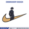 Megumi x nike Embroidery Design, Jujutsu Embroidery, Embroidery File, Nike Embroidery, Anime shirt, Digital download.jpg