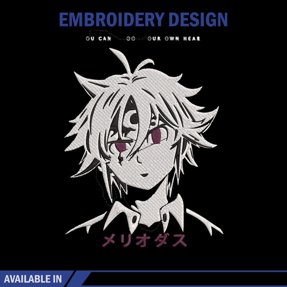 Meliodas Embroidery Design, Seven Deadly Sins Embroidery, Embroidery File,Anime Embroidery, Anime shirt,Digital download.jpg