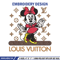 Minnie logo lv Embroidery Design, Lv Embroidery, Embroidery File, Brand Embroidery, Logo shirt, Digital download.jpg