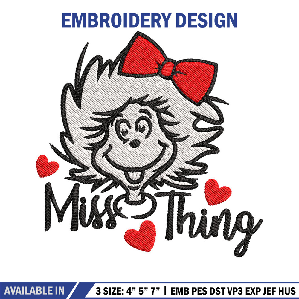 Miss Thing Dr Seuss Embroidery Design, Dr Seuss Embroidery, Embroidery File, Embroidery design, Digital download..jpg