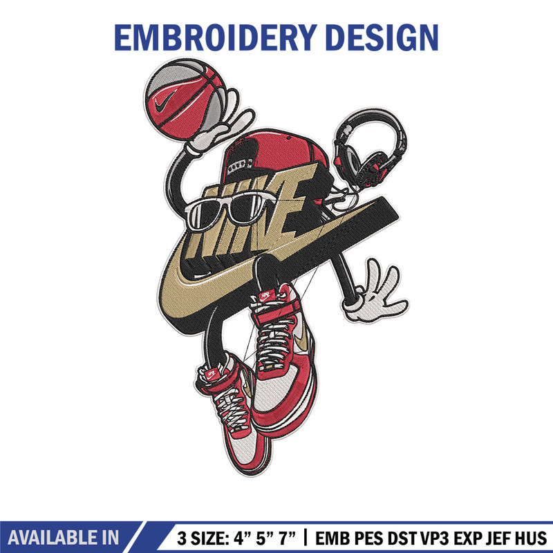 Nike Basketball Logo Embroidery Design, Nike Embroidery, Embroidery File, Anime Embroidery, Anime shirt,Digital download.jpg
