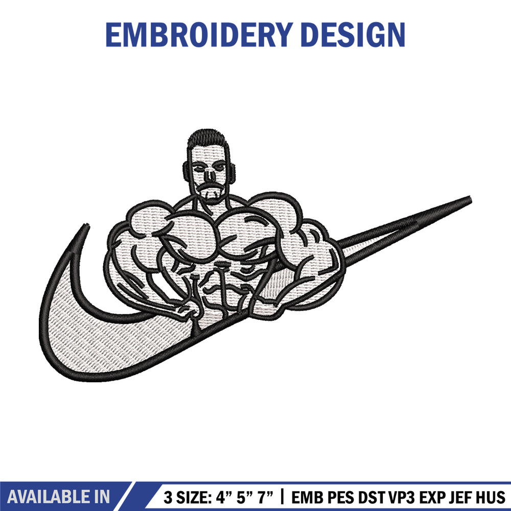 Nike chris embroidery design, Chris Bumstead embroidery, Nike design, Embroidery shirt, Embroidery file,Digital download.jpg