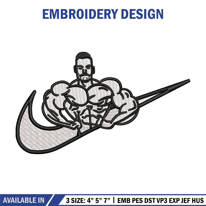 Nike chris embroidery design, Chris Bumstead embroidery, Nike design, Embroidery shirt, Embroidery file,Digital download.jpg