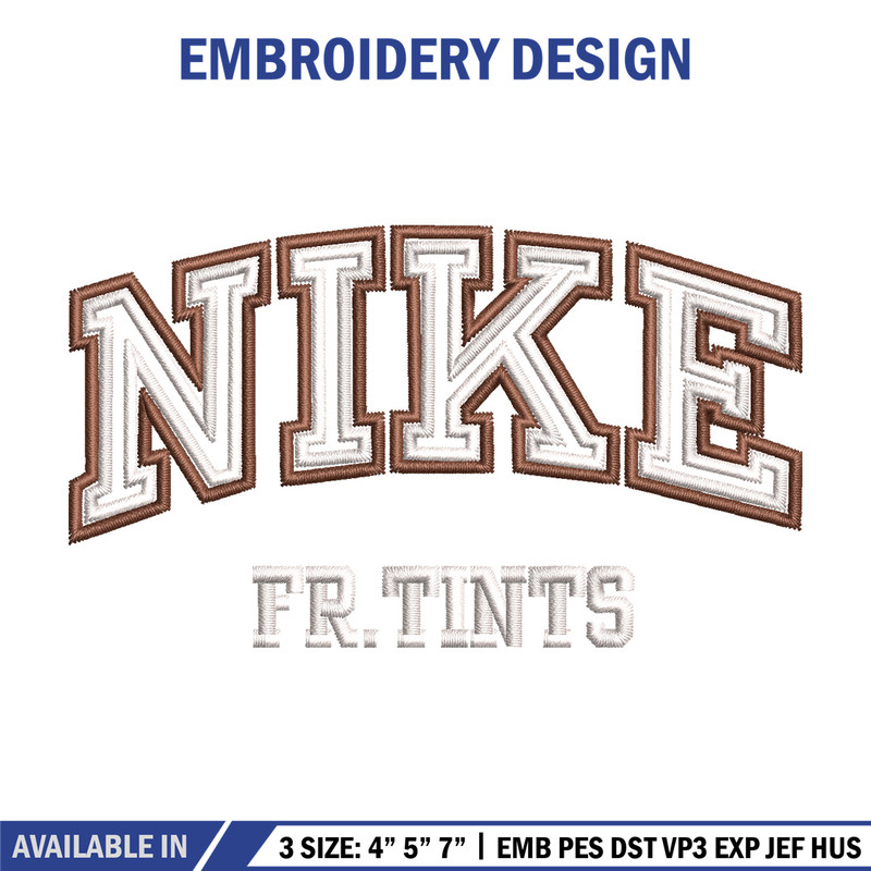 Nike fr tints embroidery design, Nike embroidery, Nike design, Embroidery shirt, Embroidery file,Digital download.jpg
