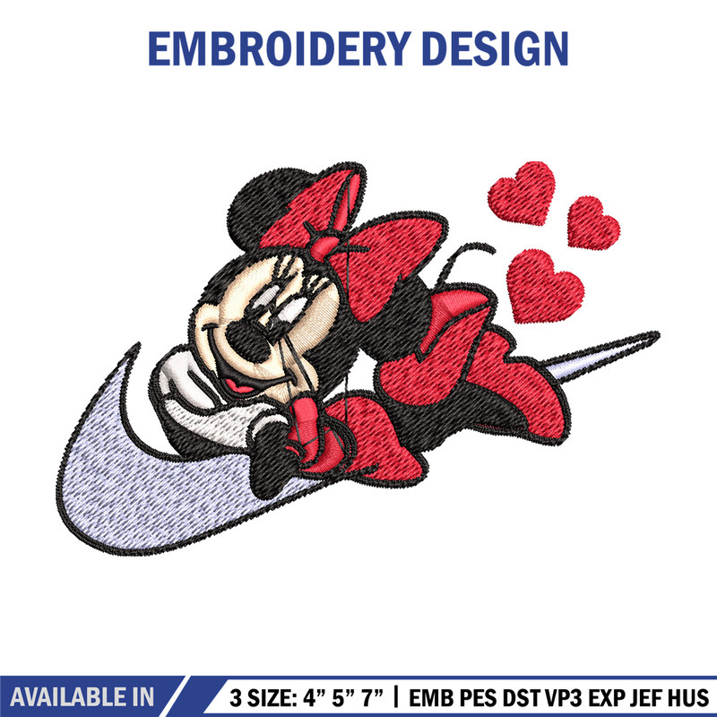 Nike minnie Embroidery Design, Nike Embroidery, Brand Embroidery, Embroidery File, Logo shirt, Digital download.jpg