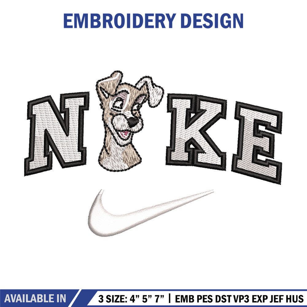Nike white dog embroidery design, Dog embroidery, Nike design, Embroidery shirt, Embroidery file, Digital download.jpg