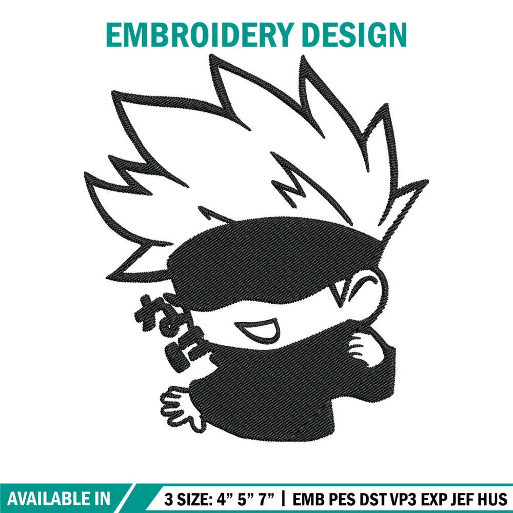 Gojo cute Embroidery Design,Jujutsu Embroidery, Embroidery File, Anime Embroidery, Anime shirt, Digital download.jpg