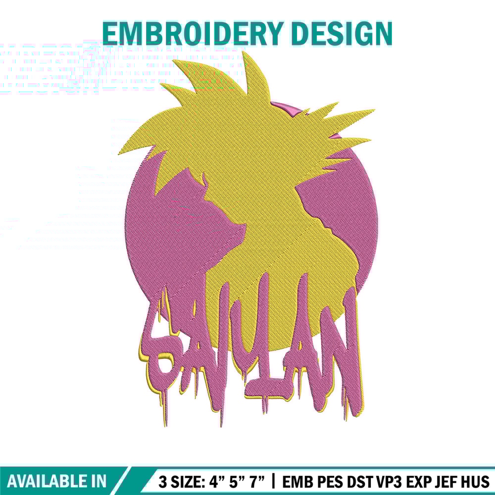 Goku circle Embroidery Design, Dragonball Embroidery, Embroidery File, Anime Embroidery, Anime shirt, Digital download..jpg