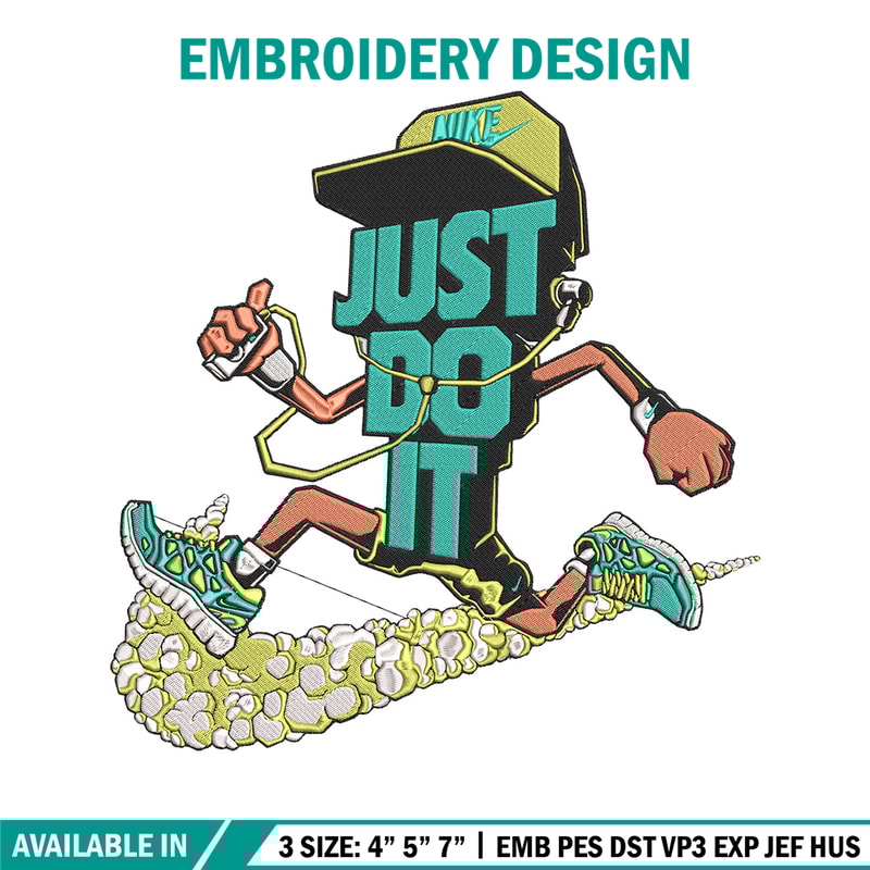 Nike just do it Embroidery Design, Logo Embroidery, Embroidery File, Nike Embroidery, Anime shirt, Digital download.jpg