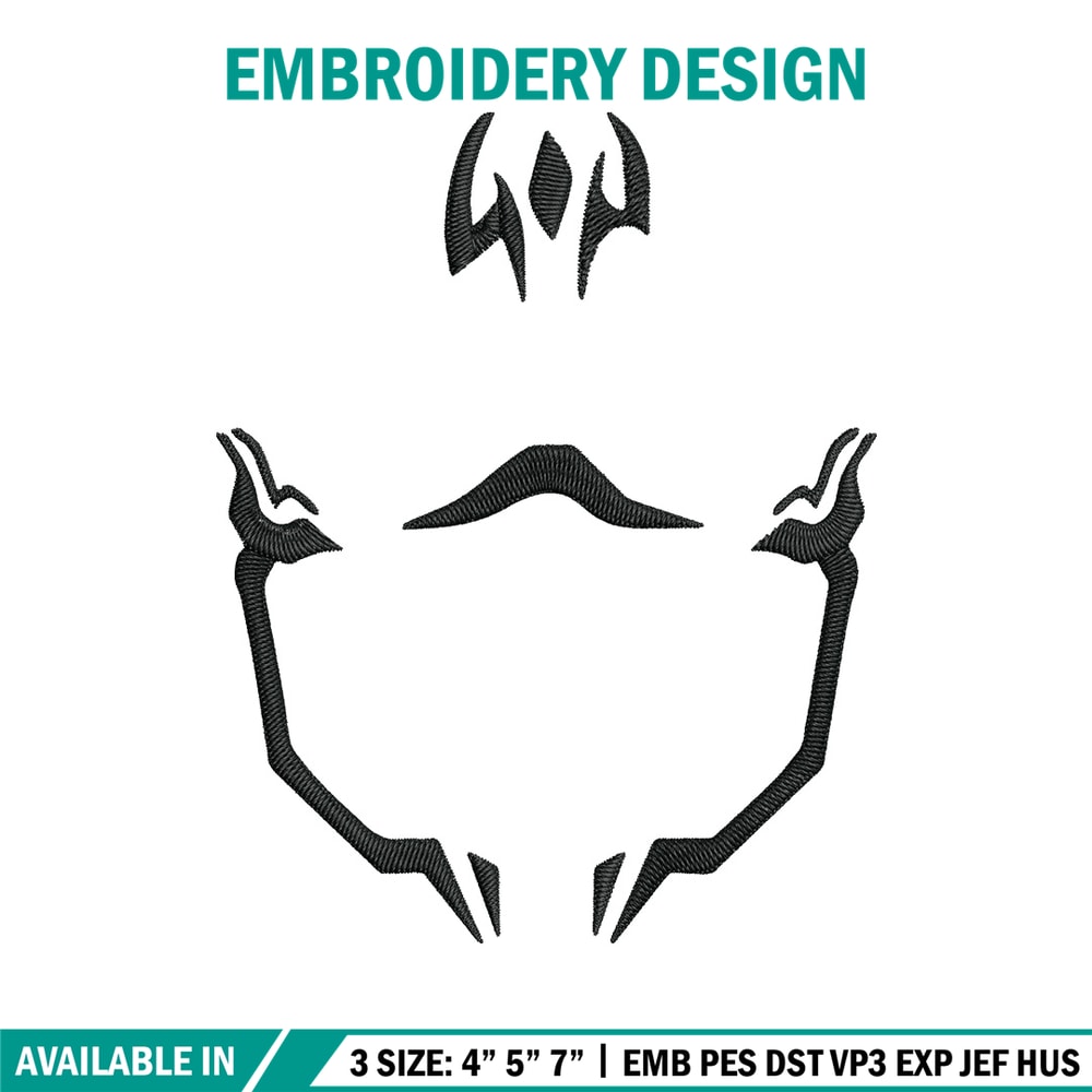 Sukuna Curses Embroidery Design, Jujutsu Embroidery, Embroidery File, Anime Embroidery, Anime shirt, Digital download.jpg