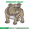 Azalea Bulldogs logo embroidery design, Football embroidery, Sport embroidery, logo sport embroidery,Embroidery design.jpg