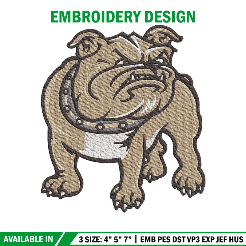 Azalea Bulldogs logo embroidery design, Football embroidery, Sport embroidery, logo sport embroidery,Embroidery design.jpg