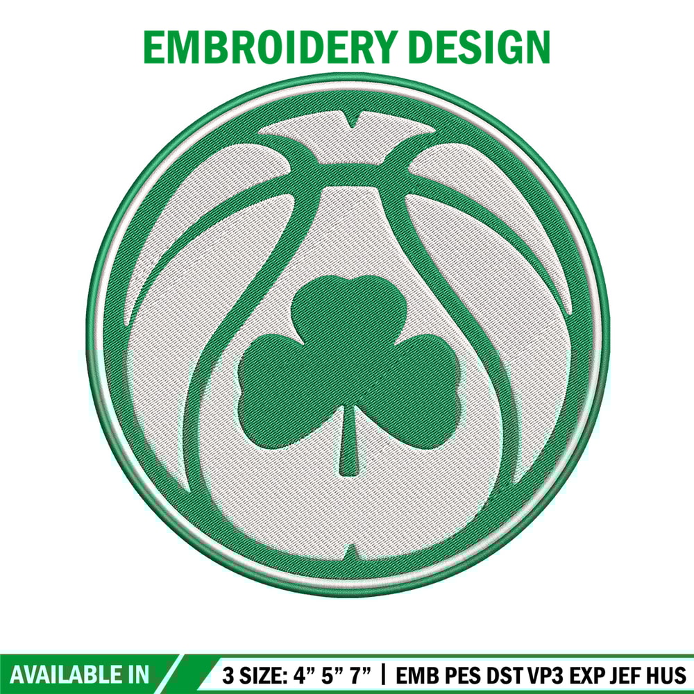 Boston Celtics logo embroidery design, NBA embroidery,Sport embroidery, Logo sport embroidery, Embroidery design.jpg