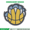Memphis Grizzlies logo embroidery design, NBA embroidery, Sport embroidery,Embroidery design,Logo sport embroidery..jpg