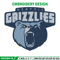 Memphis Grizzlies logo embroidery design, NBA embroidery, Sport embroidery,Embroidery design,Logo sport embroidery.jpg