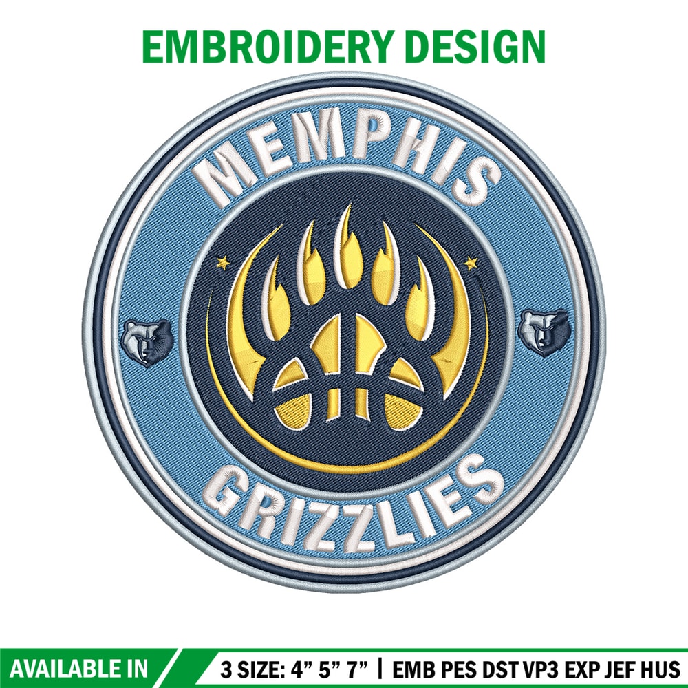 Memphis Grizzlies logo embroidery design, NBA embroidery,Sport embroidery,Embroidery design, Logo sport embroidery.jpg