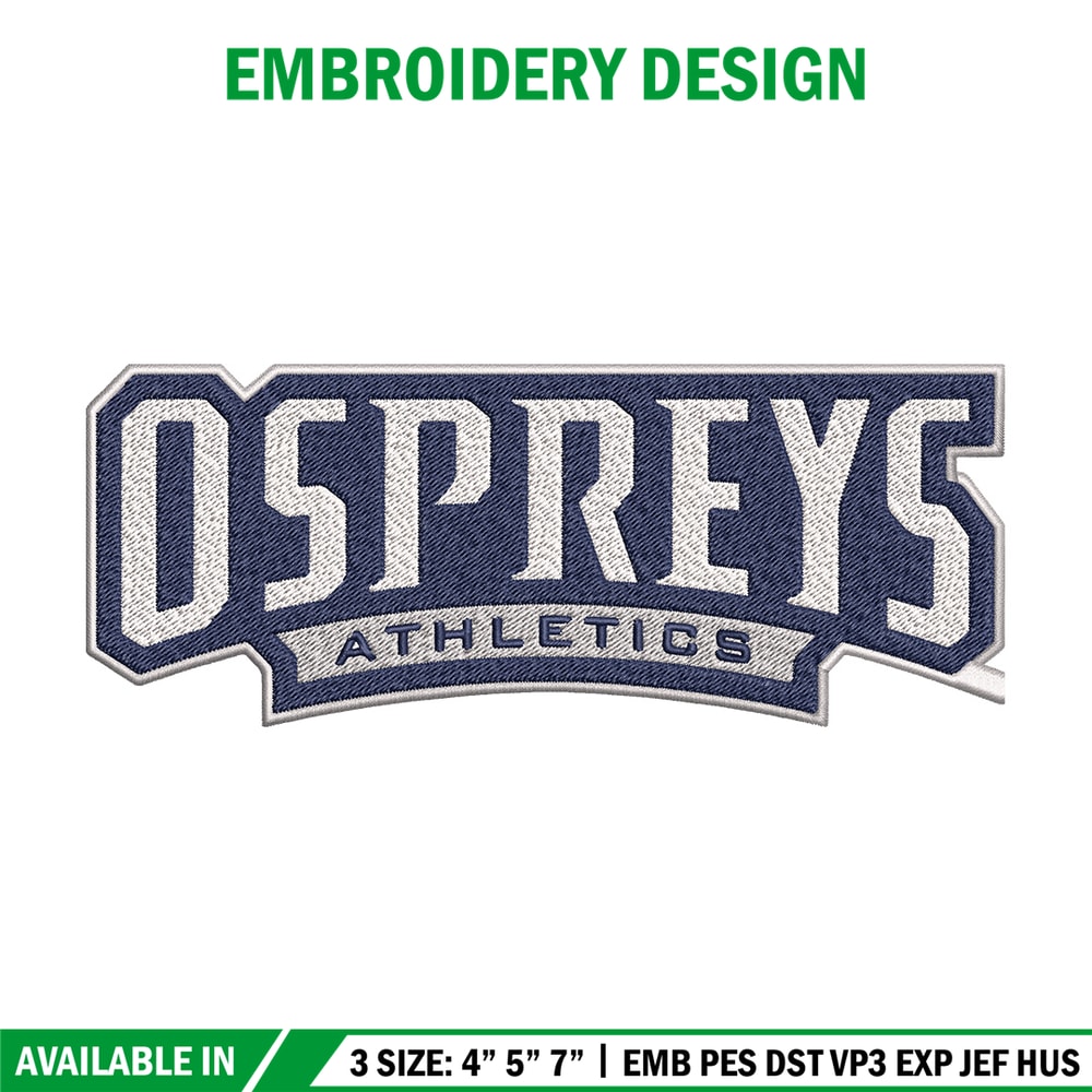 North Florida college embroidery design, College embroidery, Sport embroidery, logo sport embroidery, Embroidery design.jpg